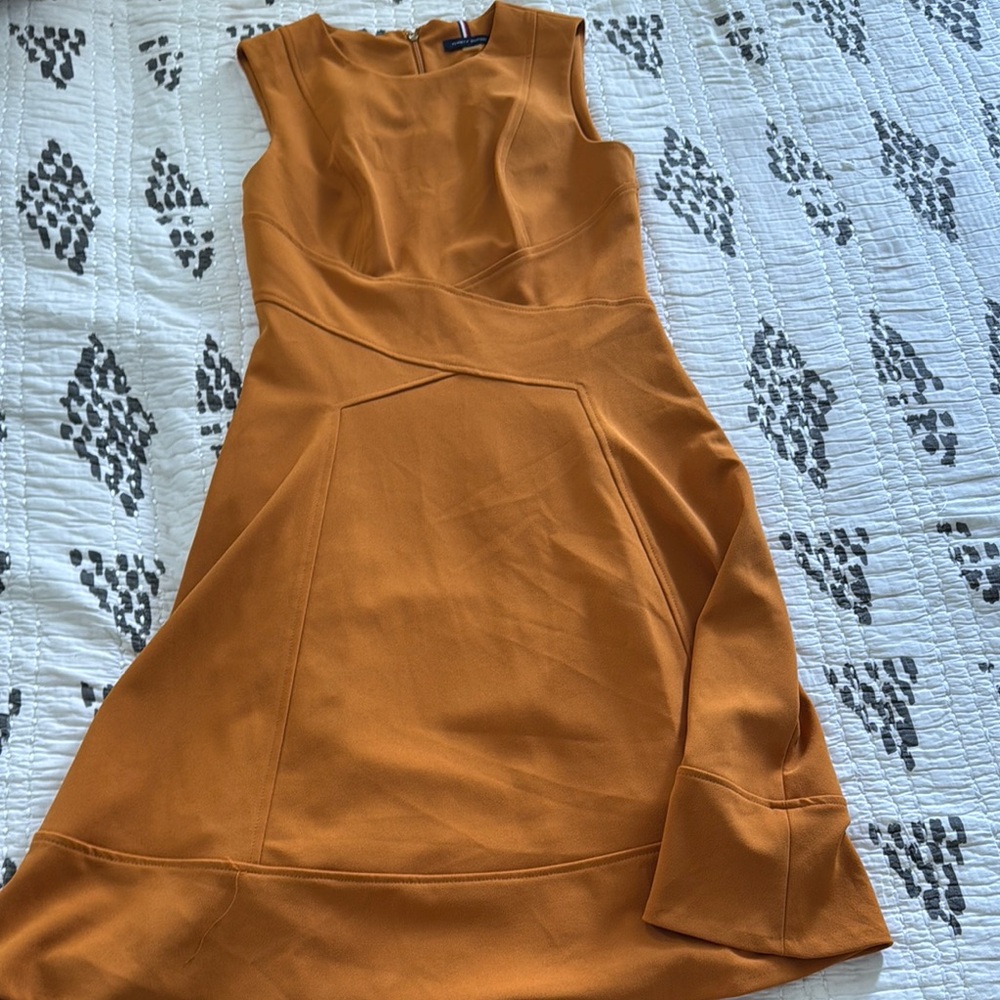 Tommy Hilfiger Orange Midi Dress